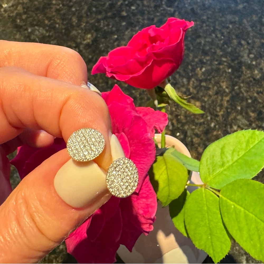 Phillips House Diamond & 14k yellow gold stud earrings